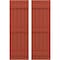 Ekena Millwork Americraft 5-Board, 3 Batten Exterior Real Wood Joined Board-n-Batten Shutters, ARW401BB518X33CLH, PR ARW401BB518X33CLH - alternate 1